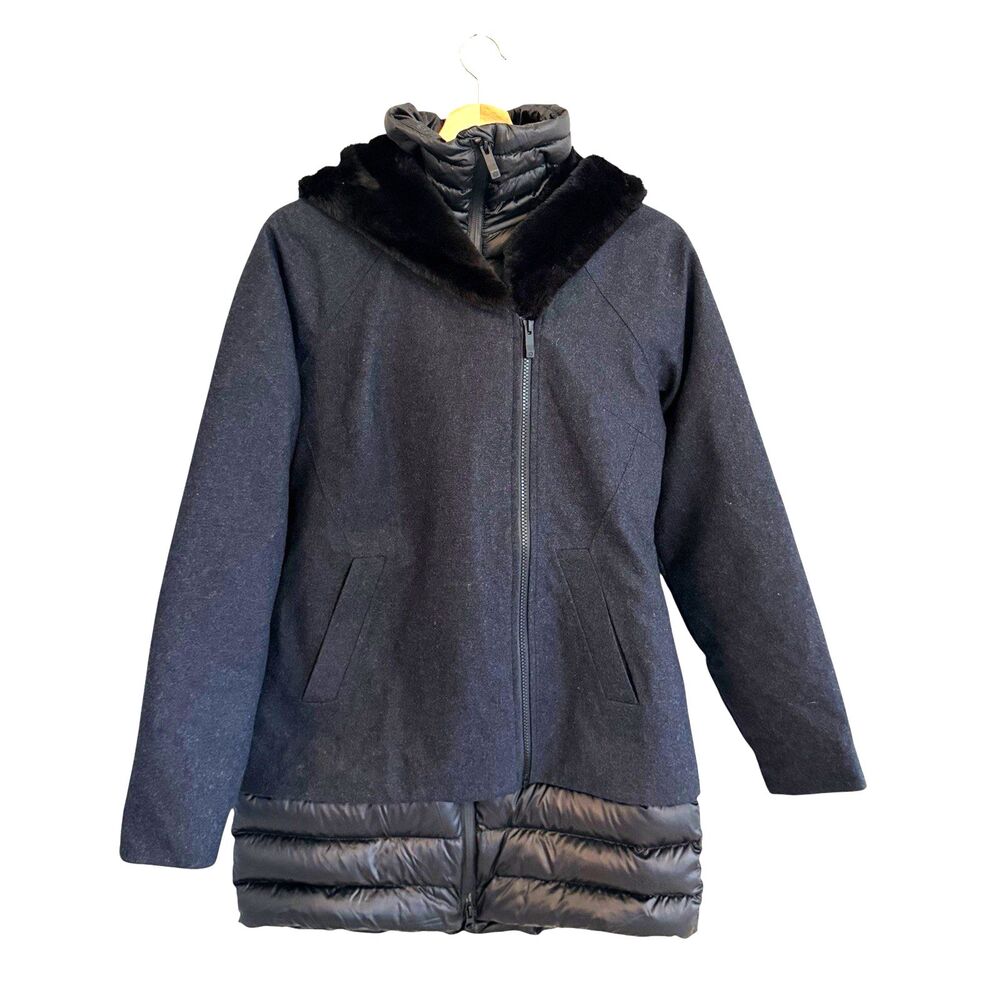 Marmot Womens 800 Fill Down Wool Blend Victoria Jacket Size XS Insulated Outdoor